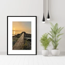 Solnedgang over vandet