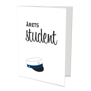 Dbl. kort, rets HHX student (bl)