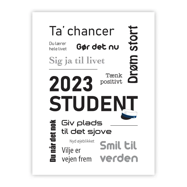 HHX (blå) - Student/Job papiplakater