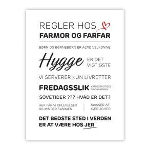 Regler hos farmor og farfar