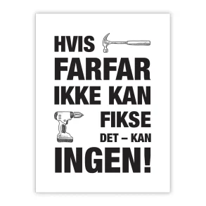 Hvis farfar ikke kan