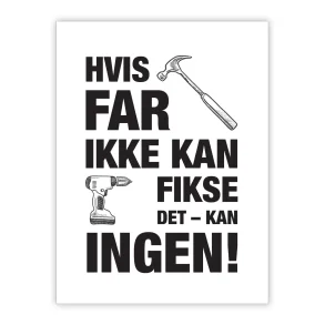 Hvis far ikke kan