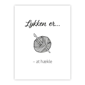 Lykken er at hkle