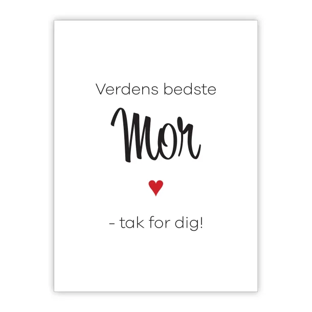 Mor - tak for dig