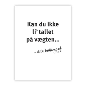 Kan du ikke li' tallet