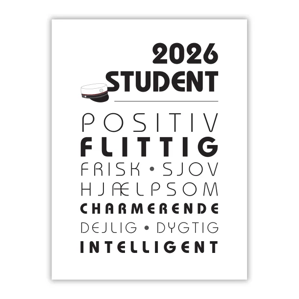 Student ordliste, EUX (gr+rd)