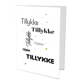 Dbl. kort, tillykke1